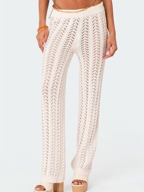 Edikted Hazel Crochet Pants